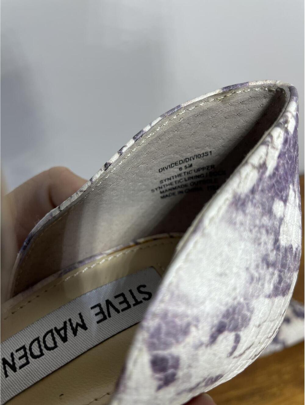 DOLLY Natural Snakeskin Pointed Toe Stiletto Pump 6.5 norm - Picture 2 of 7